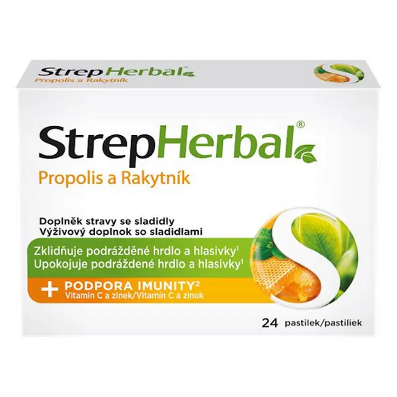 10697_STREPHERBAL PROPOLIS A RAKYTNIK 24 PASTILEK